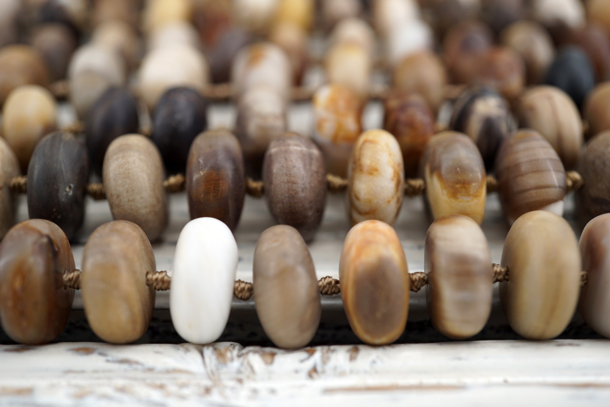 Matte Petrified Wood Beads 12mm, Rondelle Gemstone Necklace Strand Matte Petrified Wood Beads 12mm, Rondelle Gemstone Necklace Strand