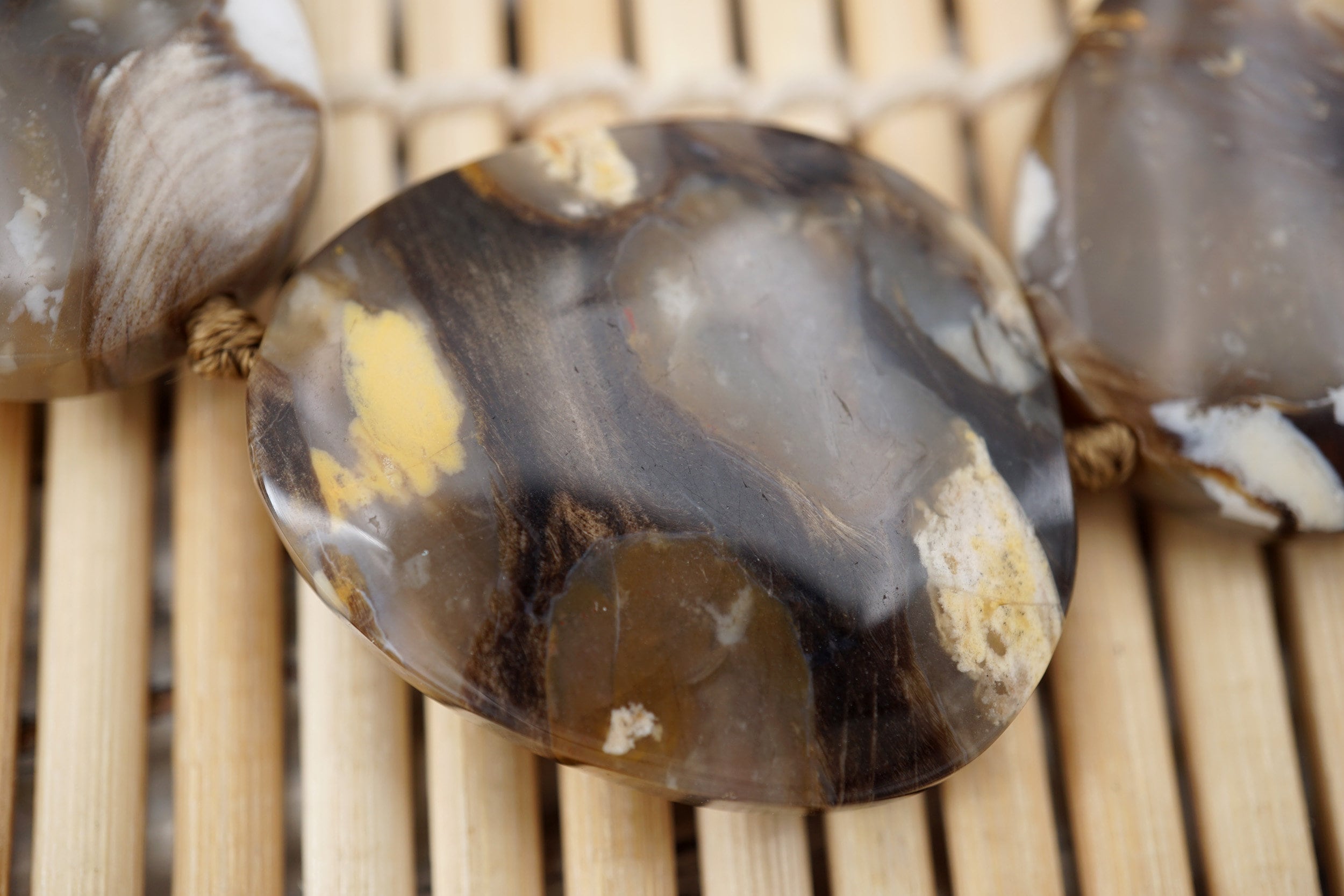 Peanut Wood Fossil Beads, (etb00720) Australian Petrified Wood Peanut Wood Fossil Beads, (etb00720) Australian Petrified Wood