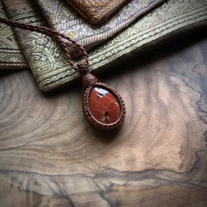 Little Petrified Wood Pendant, Arizona, Red Wood Pendant, Necklace With Petrified Wood, Fossilized Wood, Macrame Necklace, Brown Cord Little Petrified Wood Pendant, Arizona, Red Wood Pendant, Necklace With Petrified Wood, Fossilized Wood, Macrame Necklace, Brown Cord