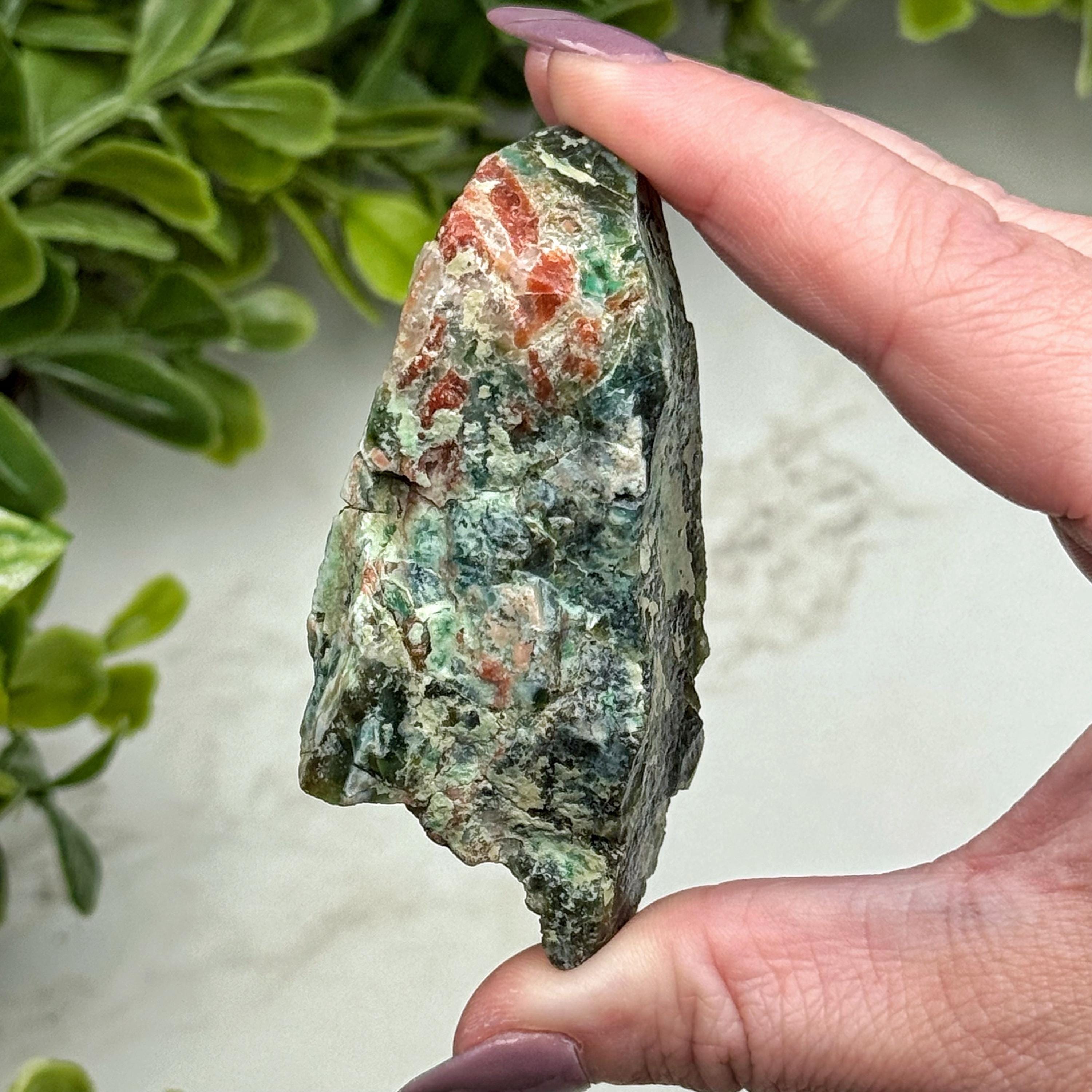 Blue Opalized Petrified Wood | 62g | - #3 (raw Fossil Crystal Specimen, Root Chakra, Healing Stone)