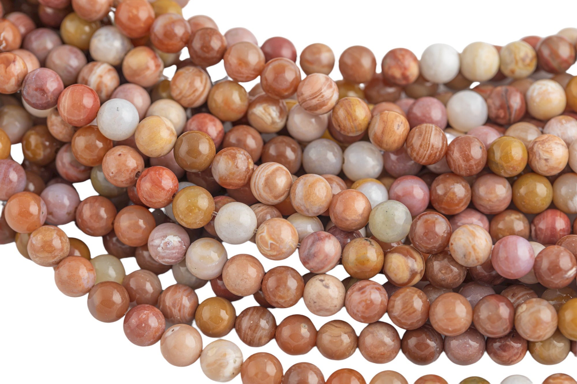 Natural Red Petrified Wood, High Quality In  Round- 6mm, 8mm, 10mm, 12mm- Full 16 Inch Strand Aaa Quality Aaa Quality  Smooth Gemstone Beads