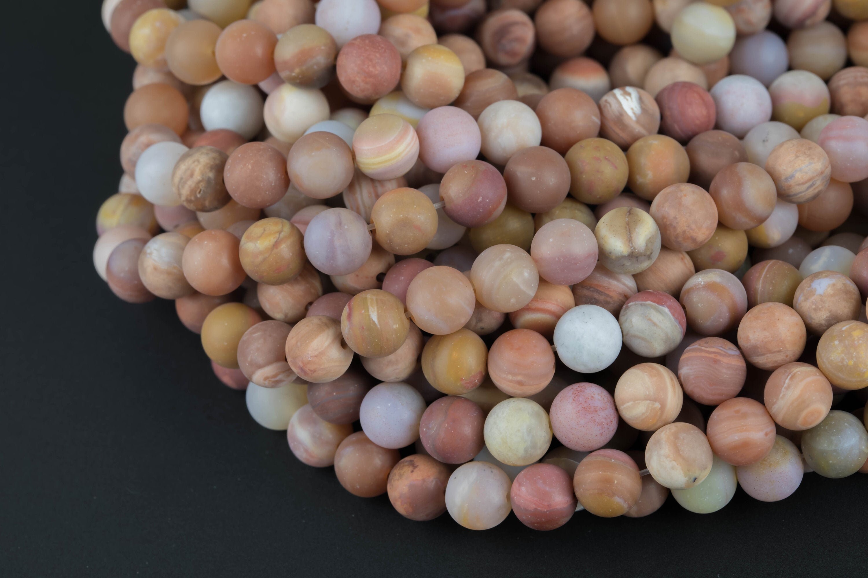 Natural Red Petrified Wood, High Quality In Matte Round- 6mm, 8mm, 10mm, 12mm- Full 16 Inch Strand Aaa Quality Aaa Quality Gemstone Beads