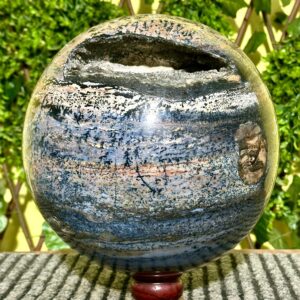 250MM Dendritic Agate Crystal Sphere, Huge Natural Agate Ball, Rare Collector Stone Sphere, Large Gemstone Orb 250MM Dendritic Agate Crystal Sphere, Huge Natural Agate Ball, Rare Collector Stone Sphere, Large Gemstone Orb