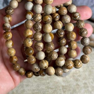 8mm Picture Jasper Bracelet 8mm Picture Jasper Bracelet