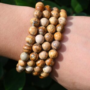 8mm Natural Picture Jasper Stretchy Bracelet,handmade Women/men Bracelet,gemstone Round Bracelet,for Gift Bracelet,healing Round Bracelet. 8mm Natural Picture Jasper Stretchy Bracelet,handmade Women/men Bracelet,gemstone Round Bracelet,for Gift Bracelet,healing Round Bracelet.