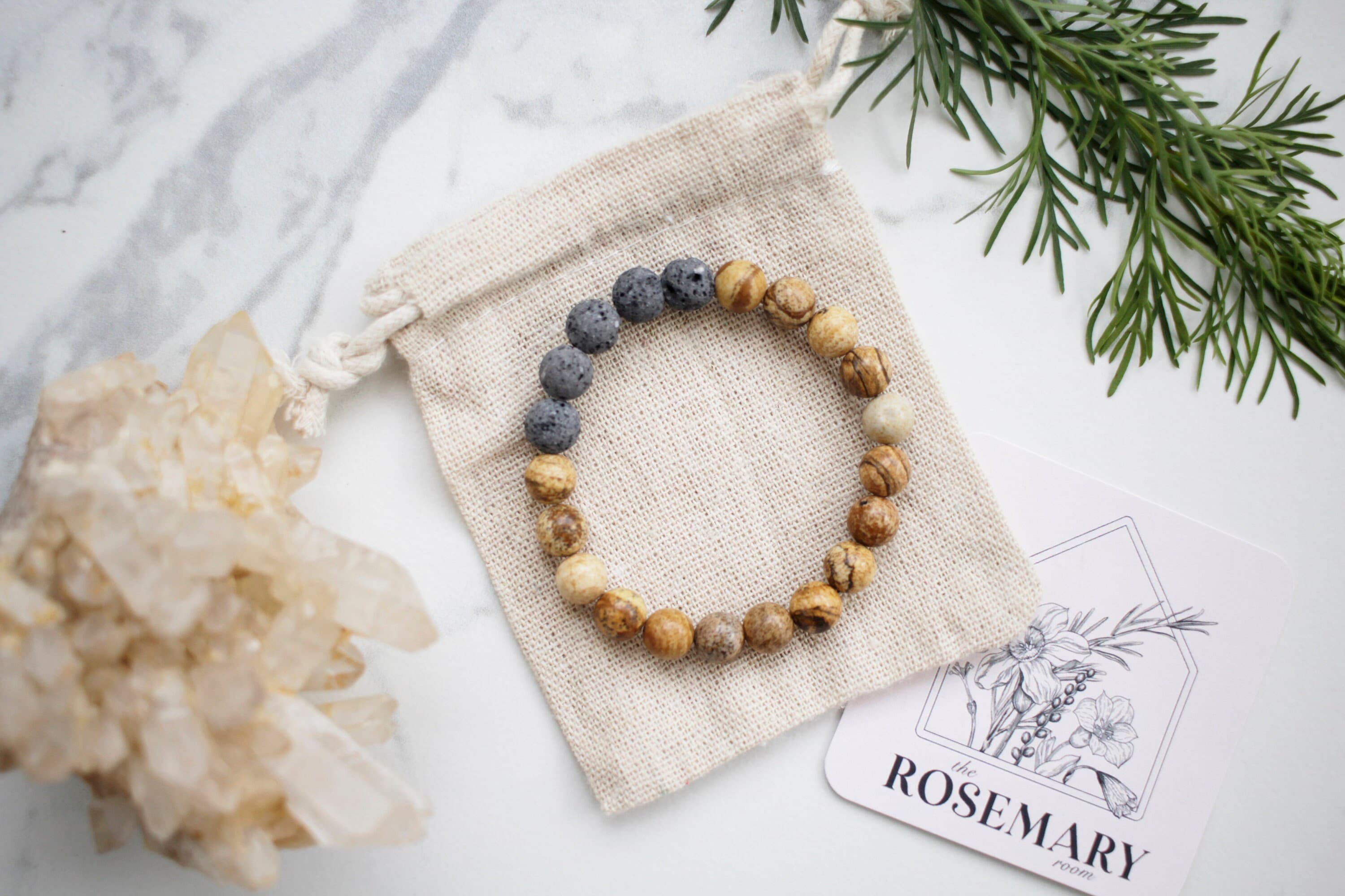 Jasper Bracelet, Picture Jasper, Everyday Jewelry, Natural, Gift For Him, Gift For Men, Essential Oil Bracelet, Tibetan Bracelet, Unique Jasper Bracelet, Picture Jasper, Everyday Jewelry, Natural, Gift For Him, Gift For Men, Essential Oil Bracelet, Tibetan Bracelet, Unique