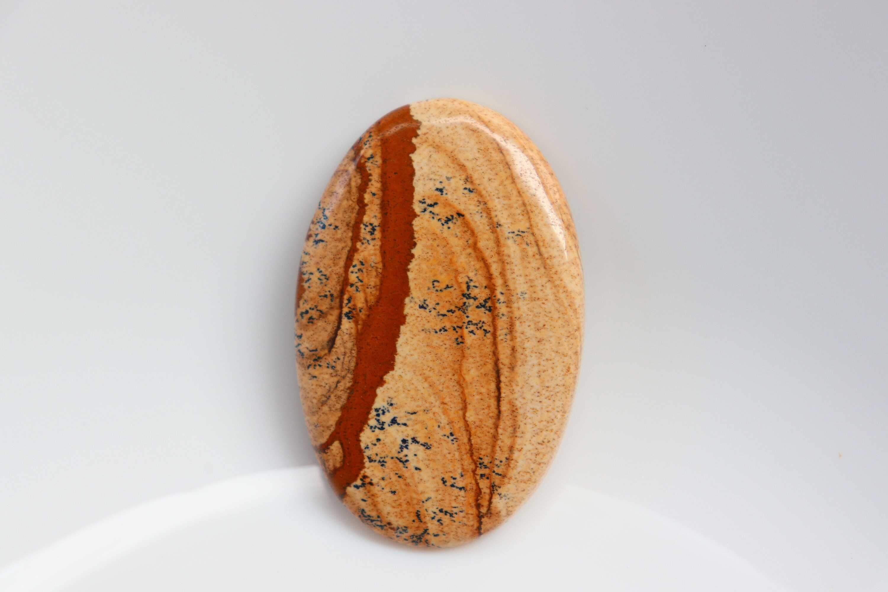 A+ Picture Jasper Cabochon, Picture Jasper Natural Cabochon, Healing Crystal, Meditation, Power Stone, Healing Stone, Cabochon, Gemstone