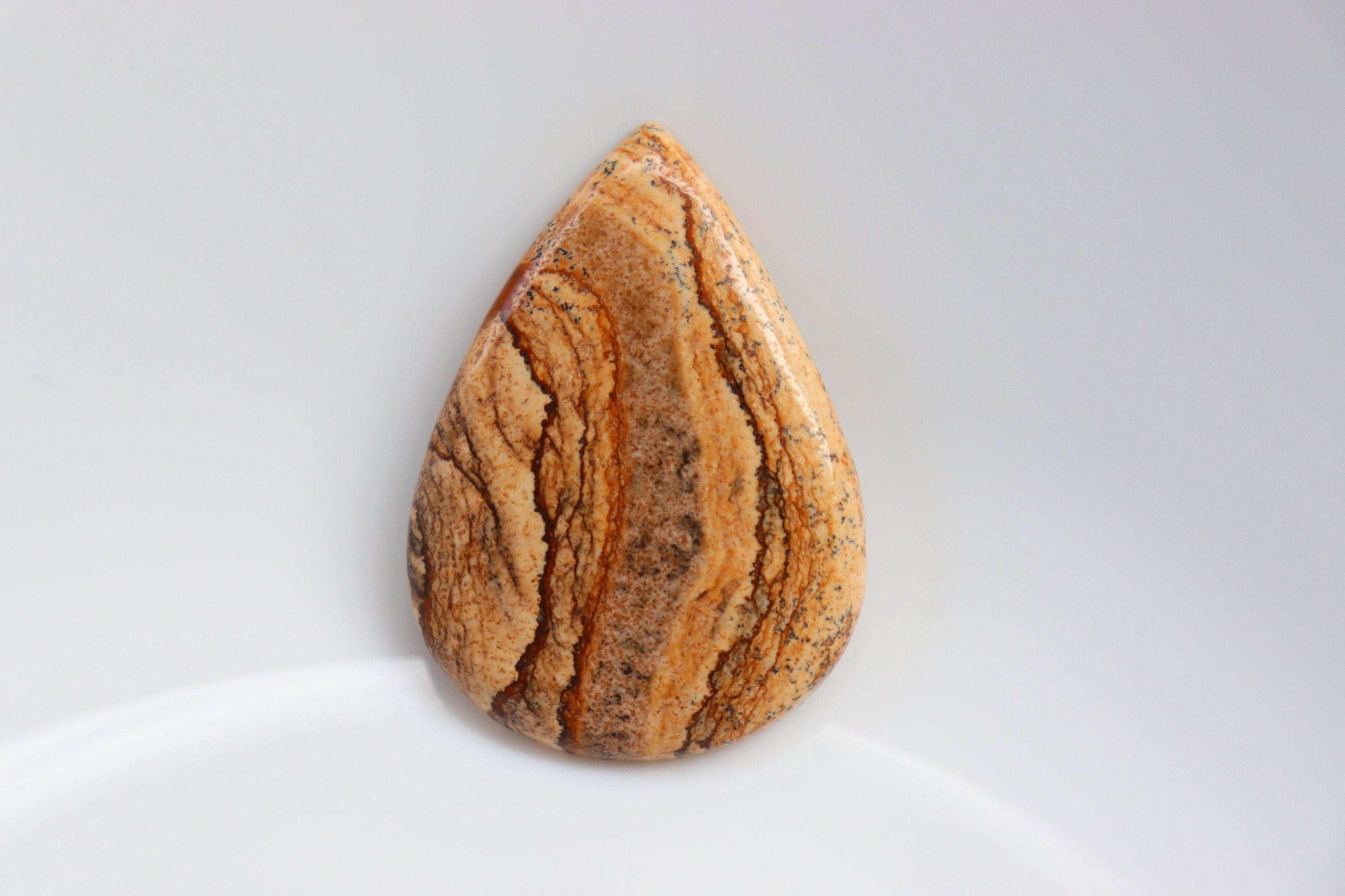 A+ Picture Jasper Cabochon, Picture Jasper Natural Cabochon, Healing Crystal, Meditation, Power Stone, Healing Stone, Cabochon, Gemstone