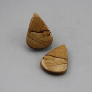 Picture Jasper Matching Pair Cabochons