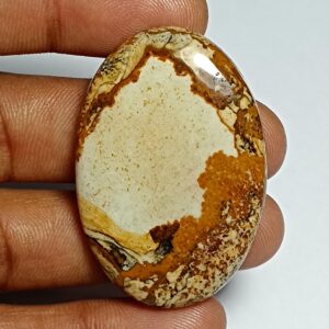 Picture Jasper Cabochon: Natural Gemstone, 44x29mm, 75cts.