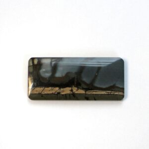 Scenic Landscape Cherry Creek Jasper Cabochon - Rectangle Scenic Stone Cab - Picture Jasper Destash