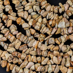 30"-32" Natural Picture Jasper Chips Beads 6mm - 8mm - 32 inch Strand Gemstone Beads
