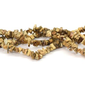 Picture Jasper (Natural) A Grade, Chip Gemstone Beads (8-10mm, 36 inch strand),Beads For Trees, Tree of Life, Chip necklace, Wholesale Beads