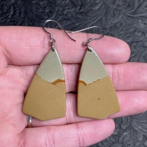 Landscape Picture Jasper Earrings