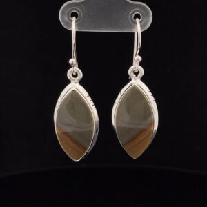 Sterling Silver Wildhorse Picture Jasper Earrings