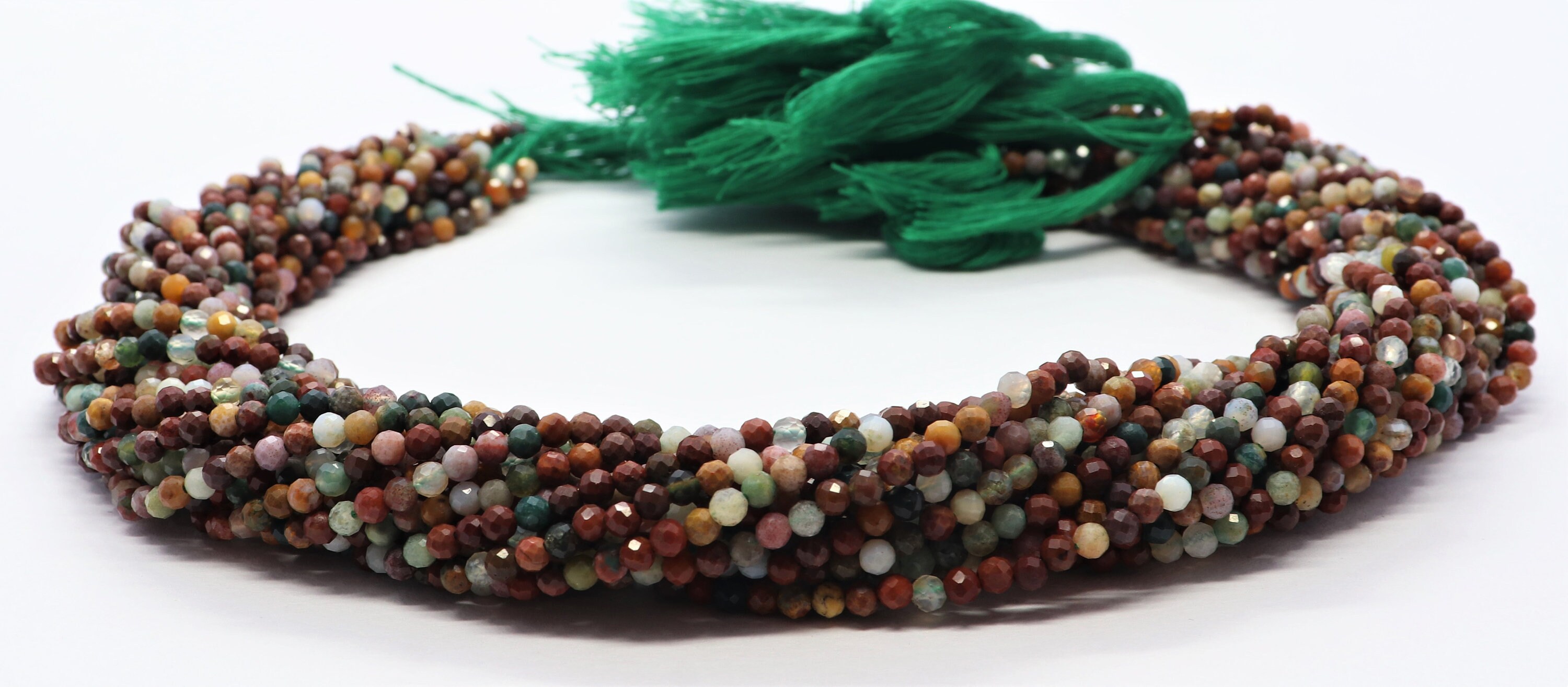 Aaa Natural Desert Picture Jasper Rondelle Beads, 3 Mm Fancy Jasper Beads, 13 Inch Faceted Picture Jasper Rondelle Shape Beads