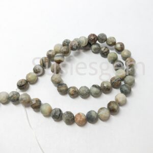 Natural crazy-lace agate faceted beads 8mm.  Multicolor gemstone beads