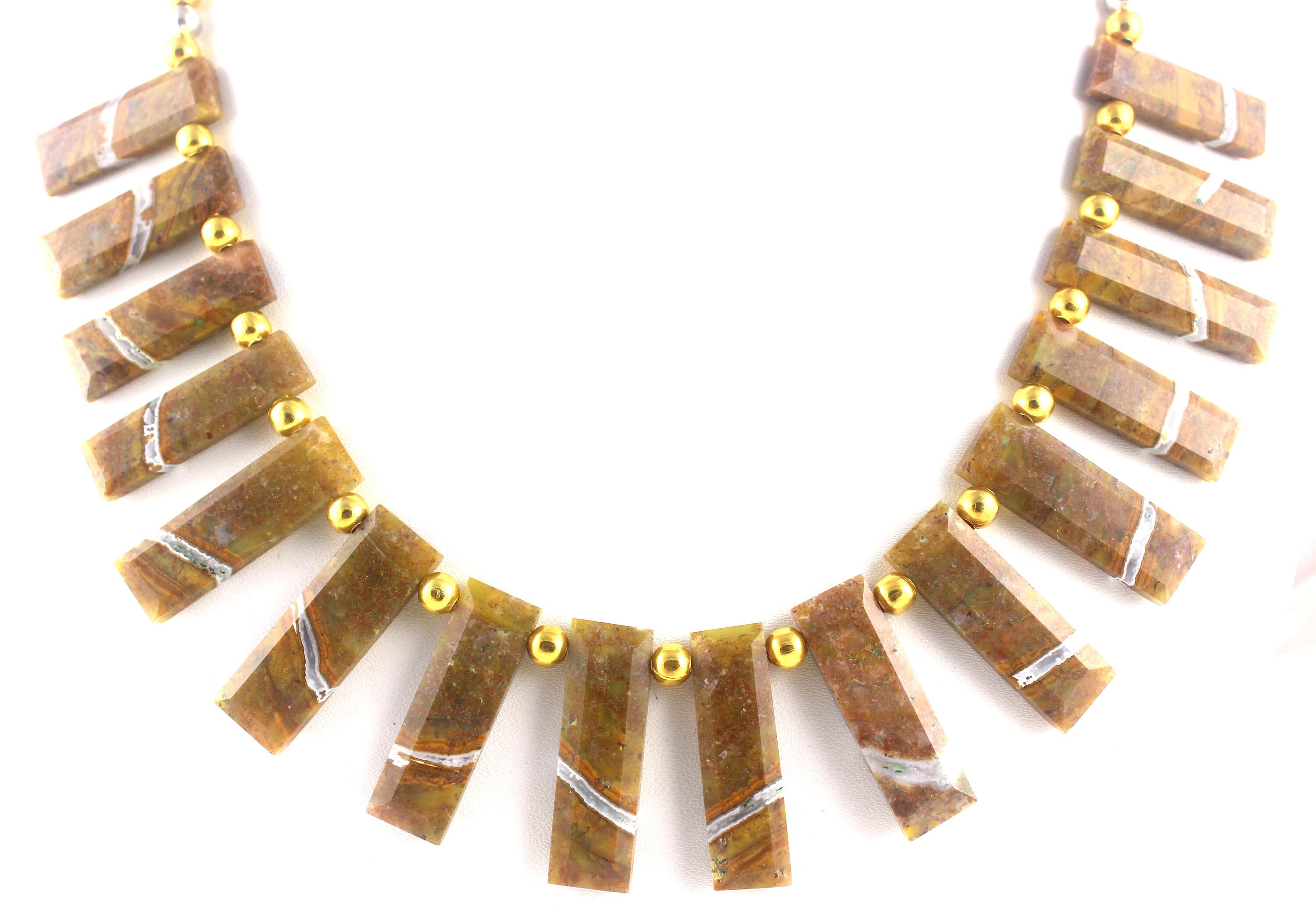 Faceted Picture Jasper Beads: Natural Rectangle Gemstone Strand Faceted Picture Jasper Beads: Natural Rectangle Gemstone Strand