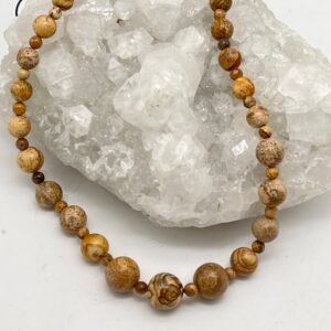 Picture Jasper Beaded Necklace