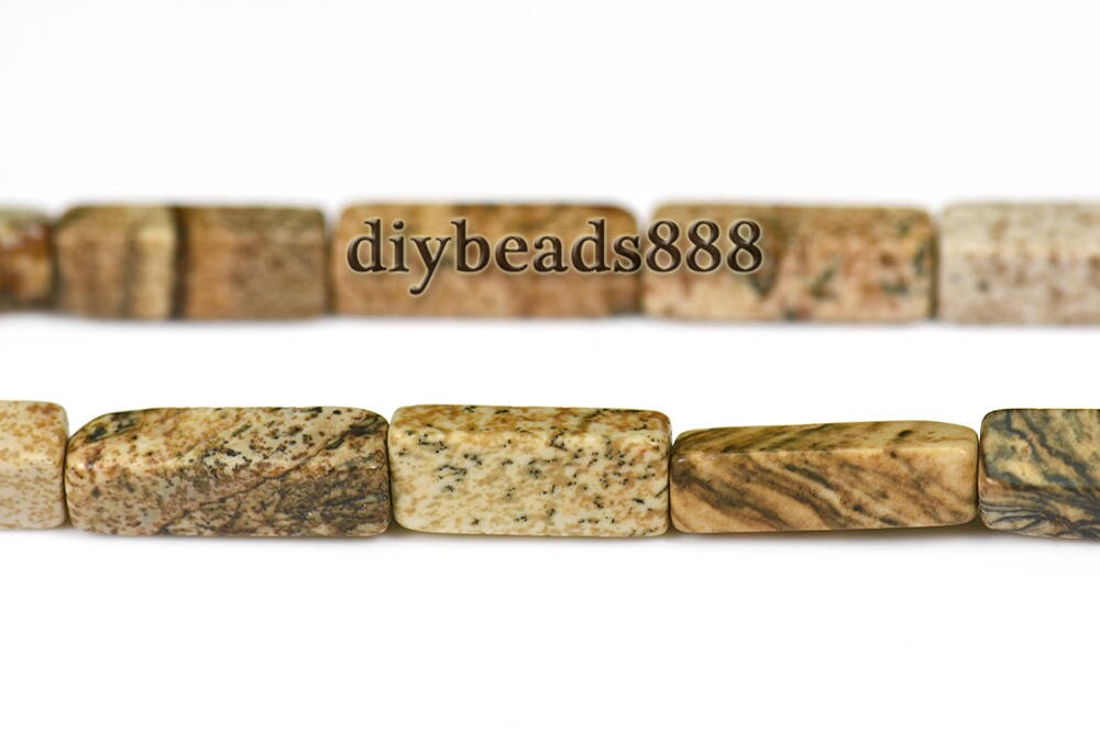 Picture Jasper,15 Inch Full Strand Grade Ab Picture Jasper Faceted Tube Beads,column Beads,cylinder Beads 4x13mm