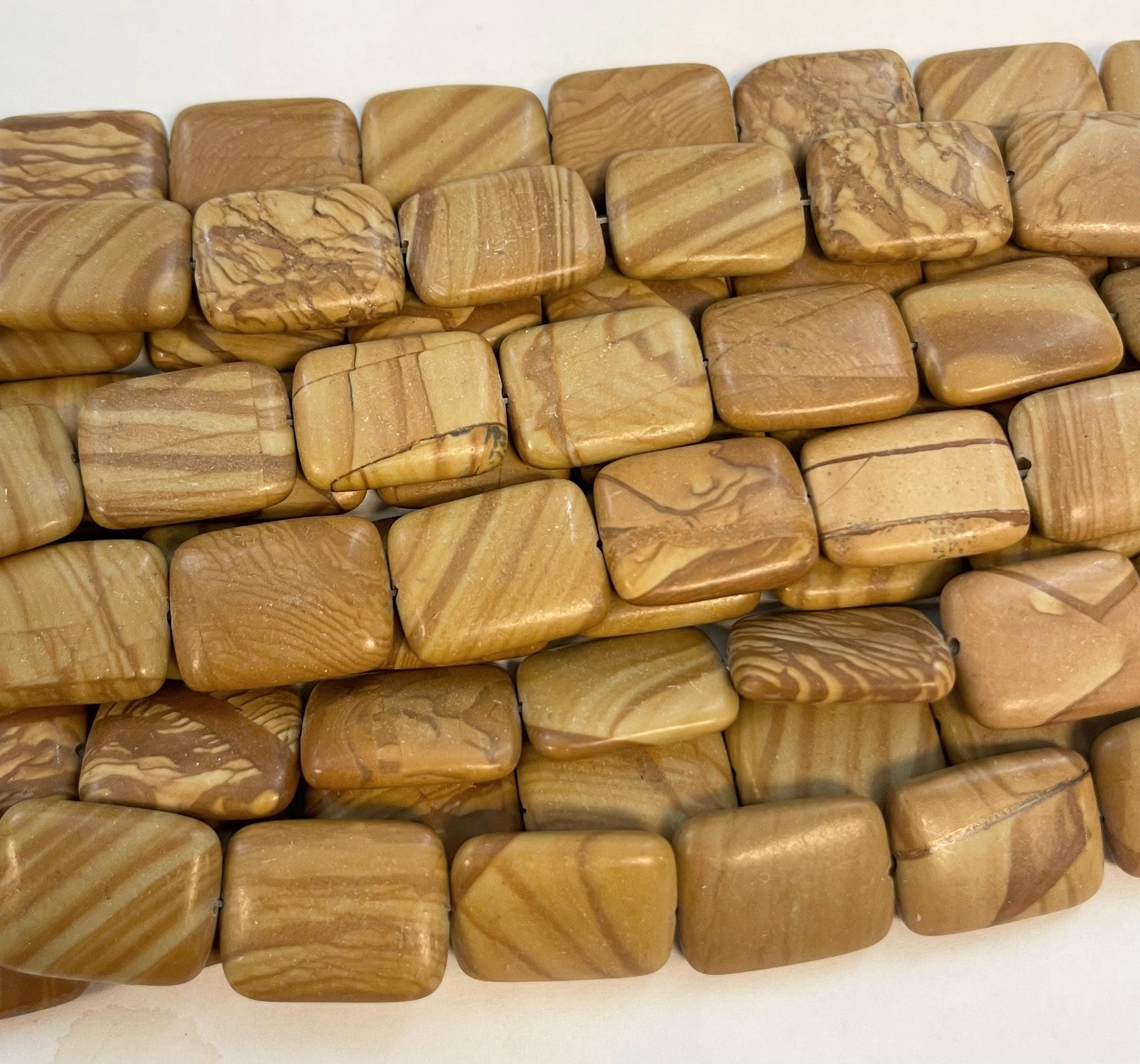 Picture Jasper 20x15x5mm Rectangle Gemstone Beads -15.5 Inch Strand Picture Jasper 20x15x5mm Rectangle Gemstone Beads -15.5 Inch Strand