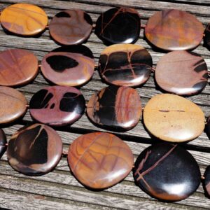 Mexican Picture Jasper 32-47mm freeform beads (ETB00501) Mexican Picture Jasper 32-47mm freeform beads (ETB00501)