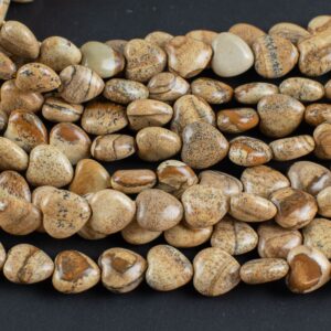 Natural Picture Jasper-heart Shape-10mm-special Shape- Full Strand Gemstone Beads Natural Picture Jasper-heart Shape-10mm-special Shape- Full Strand Gemstone Beads
