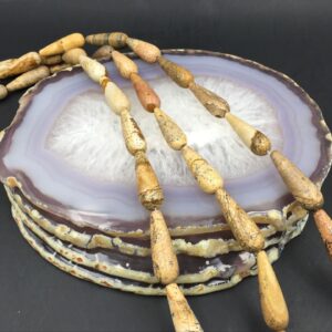 Picture Jasper Teardrop Beads Vertical Drilled Picture Stone Teardrop Beads Gemstone Beads Polished Teardrop Beads 10*30mm 12pieces strand Picture Jasper Teardrop Beads Vertical Drilled Picture Stone Teardrop Beads Gemstone Beads Polished Teardrop Beads 10*30mm 12pieces strand