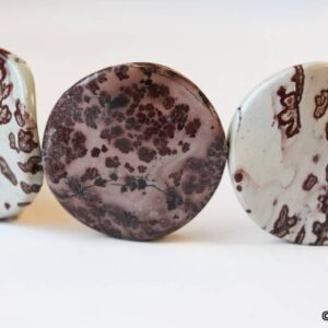 XL/ Red Picture Jasper 40mm Wave Coin Beads 15.5" Strand Natural Red Brown Jasper Gemstone Beads For Crafts For Jewelry Making XL/ Red Picture Jasper 40mm Wave Coin Beads 15.5" Strand Natural Red Brown Jasper Gemstone Beads For Crafts For Jewelry Making