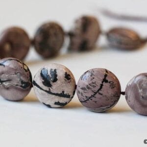 XL/ Red Picture Jasper 23-25mm Dime Beads 15.5" Strand Size Varies Natural Mixed Red And Brown Jasper gemstone beads For Jewelry Making XL/ Red Picture Jasper 23-25mm Dime Beads 15.5" Strand Size Varies Natural Mixed Red And Brown Jasper gemstone beads For Jewelry Making