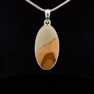 Sterling Silver Wildhorse Picture Jasper Pendant