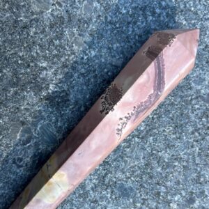 Dusty Rose Picture Jasper Wand Dusty Rose Picture Jasper Wand