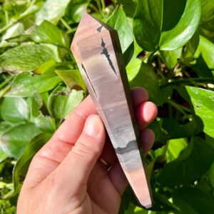 Picture Jasper Point Wand | Dendritic Jasper