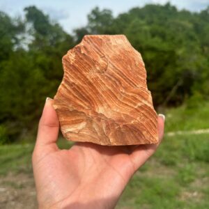 Standing Rough Picture Jasper | Natural Deschute Jasper Stone | Grounding & Earth Energy Crystal