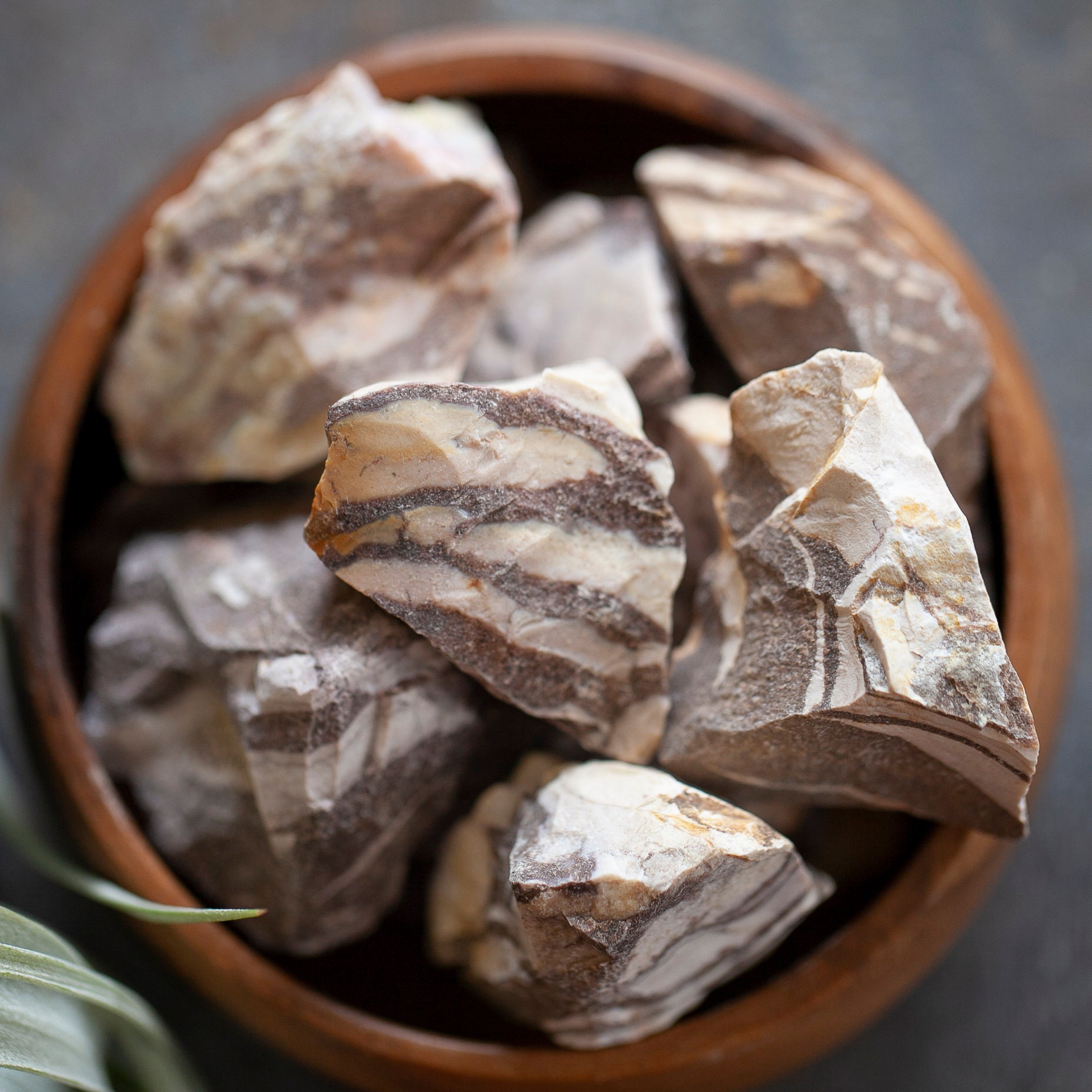 Raw Picture Jasper Stone, Rough Banded Jasper Healing Stone