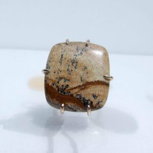 Picture Jasper Ring, bronze size 8 Picture Jasper Ring, bronze size 8