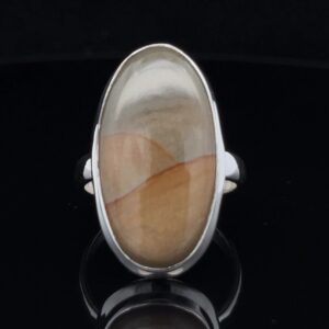Sterling Silver Wildhorse Picture Jasper Ring Size 10