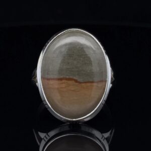Sterling Silver Wildhorse Picture Jasper Ring Size 11 Sterling Silver Wildhorse Picture Jasper Ring Size 11