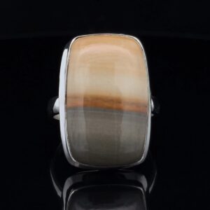 Sterling Silver Wildhorse Picture Jasper Ring Size 11