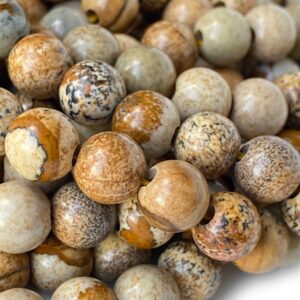 15“ 8mm Picture Jasper 2.5mm Hole Round Beads, Large Hole Semi-precious Stone, Picture Jasper Big Hole Diy Jewelry Beads Sgyo 15“ 8mm Picture Jasper 2.5mm Hole Round Beads, Large Hole Semi-precious Stone, Picture Jasper Big Hole Diy Jewelry Beads Sgyo