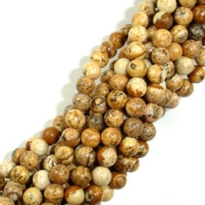 Picture Jasper Beads, 4mm (4.7 mm) Round Beads, 15.5 Inch, Full strand, Approx 85 beads, Hole 1mm, A quality (345054006) Picture Jasper Beads, 4mm (4.7 mm) Round Beads, 15.5 Inch, Full strand, Approx 85 beads, Hole 1mm, A quality (345054006)