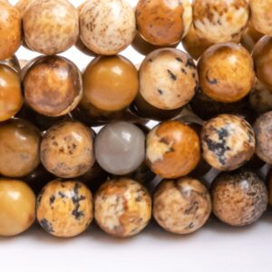 Genuine Natural Picture Jasper Gemstone Beads 4MM Brown Round AAA Quality Loose Beads (100137) Genuine Natural Picture Jasper Gemstone Beads 4MM Brown Round AAA Quality Loose Beads (100137)