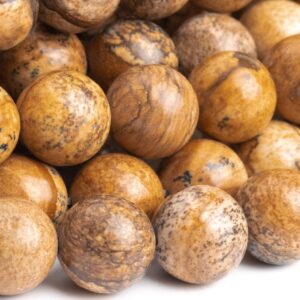 Genuine Natural Picture Jasper Gemstone Beads 10MM Brown Round AAA Quality Loose Beads (101990) Genuine Natural Picture Jasper Gemstone Beads 10MM Brown Round AAA Quality Loose Beads (101990)