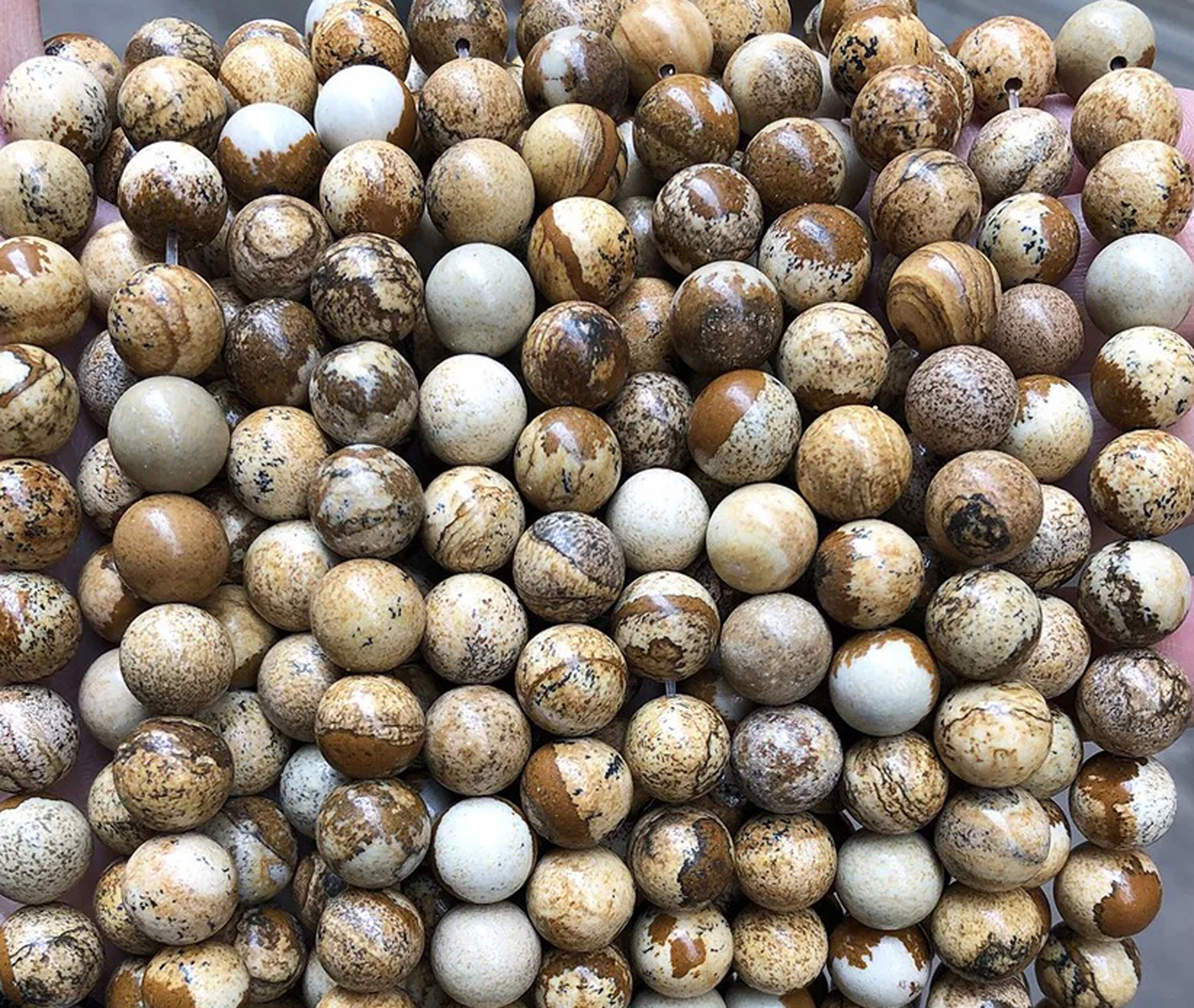 Natural Picture Jasper Smooth Round Beads,6mm 8mm 10mm 12mm Picture Gemstone Beads Wholesale Supply,one Strand 15" Natural Picture Jasper Smooth Round Beads,6mm 8mm 10mm 12mm Picture Gemstone Beads Wholesale Supply,one Strand 15"