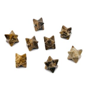 Picture Jasper Merkaba Star Crystal Carving – Christmas Gift - Mini Merkaba Star Figurines - Crystal Reiki Healing - ME1028 Picture Jasper Merkaba Star Crystal Carving – Christmas Gift - Mini Merkaba Star Figurines - Crystal Reiki Healing - ME1028