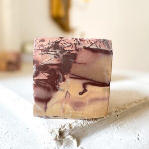 Moroccan Picture Jasper Cube: Atlas Mountain Crystal Decor, Root Chakra Stone Moroccan Picture Jasper Cube: Atlas Mountain Crystal Decor, Root Chakra Stone