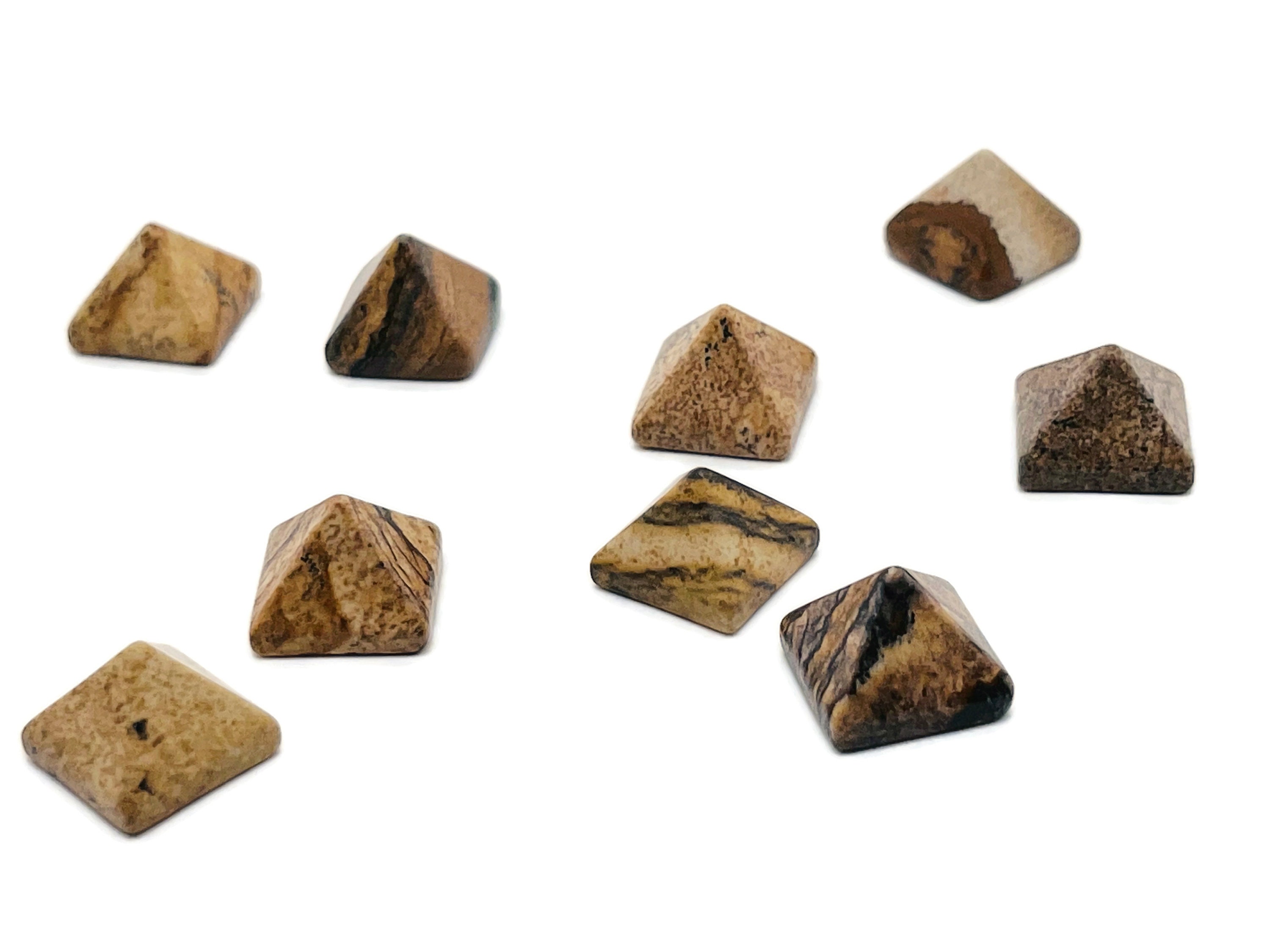 Picture Jasper Pyramid Crystal – Crystal Pyramid – Healing Crystal – Crystal Gemstone - Py1016