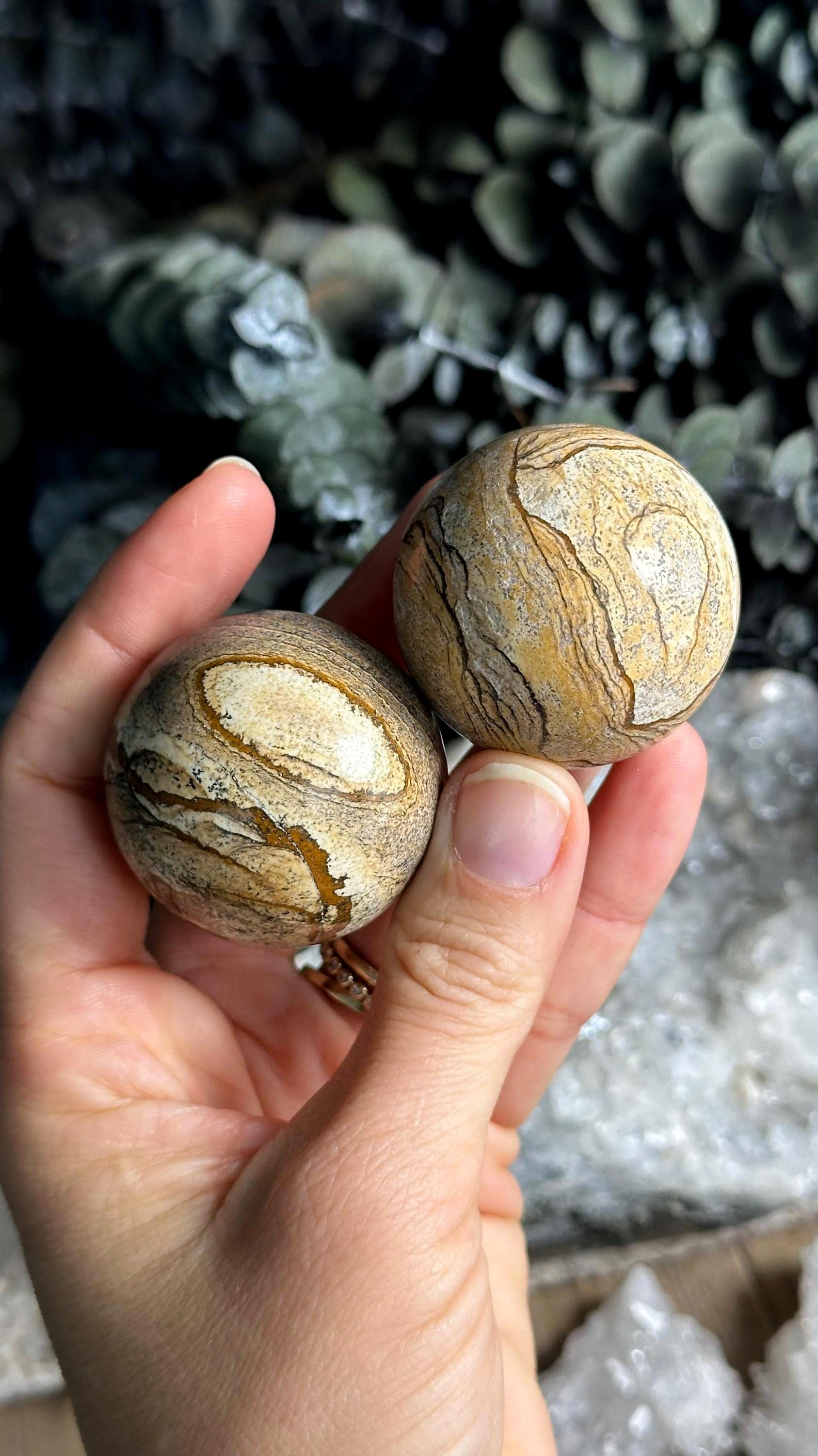 Picture Jasper Sphere, Orb, 40mm