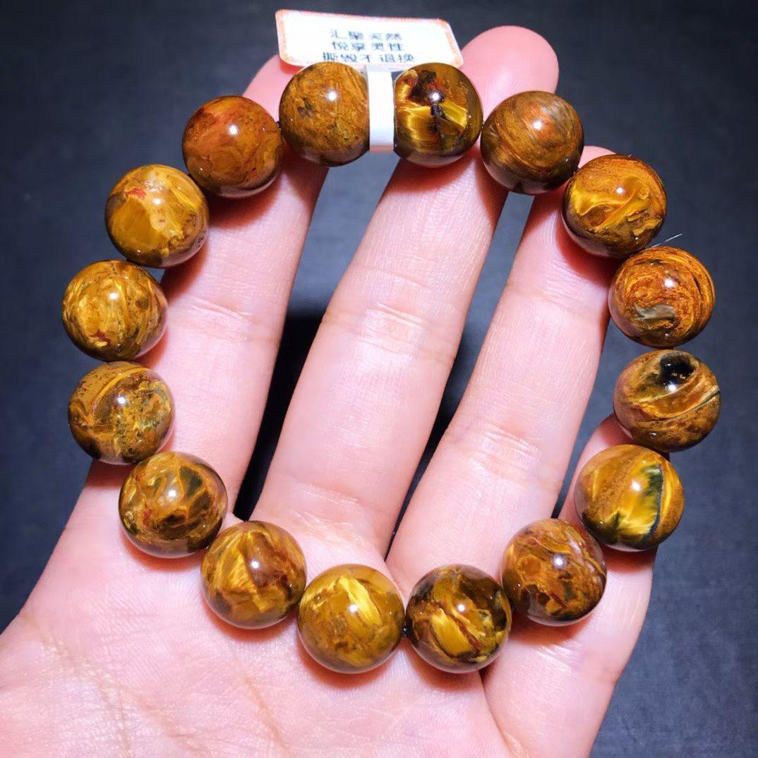 13mm Natural Aaaaaaa Yellow Pietersite Beads Bracelet,pietersite Beaded Bracelets Supply,gift Jewelry Bracelets. 13mm Natural Aaaaaaa Yellow Pietersite Beads Bracelet,pietersite Beaded Bracelets Supply,gift Jewelry Bracelets.