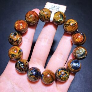 15.5mm Natural Aaaaaaa Pietersite Beads Bracelet,pietersite Beaded Bracelets Supply,gift Jewelry Bracelets.
